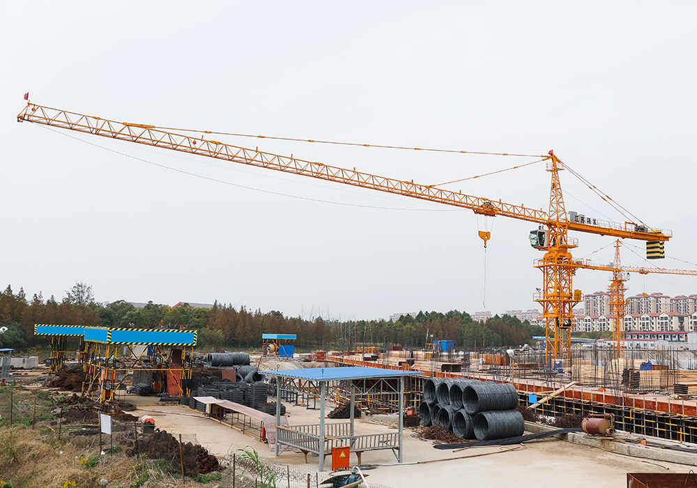 QTZ125 (6015) Topkit Construction Tower Crane 10t Load Capasity