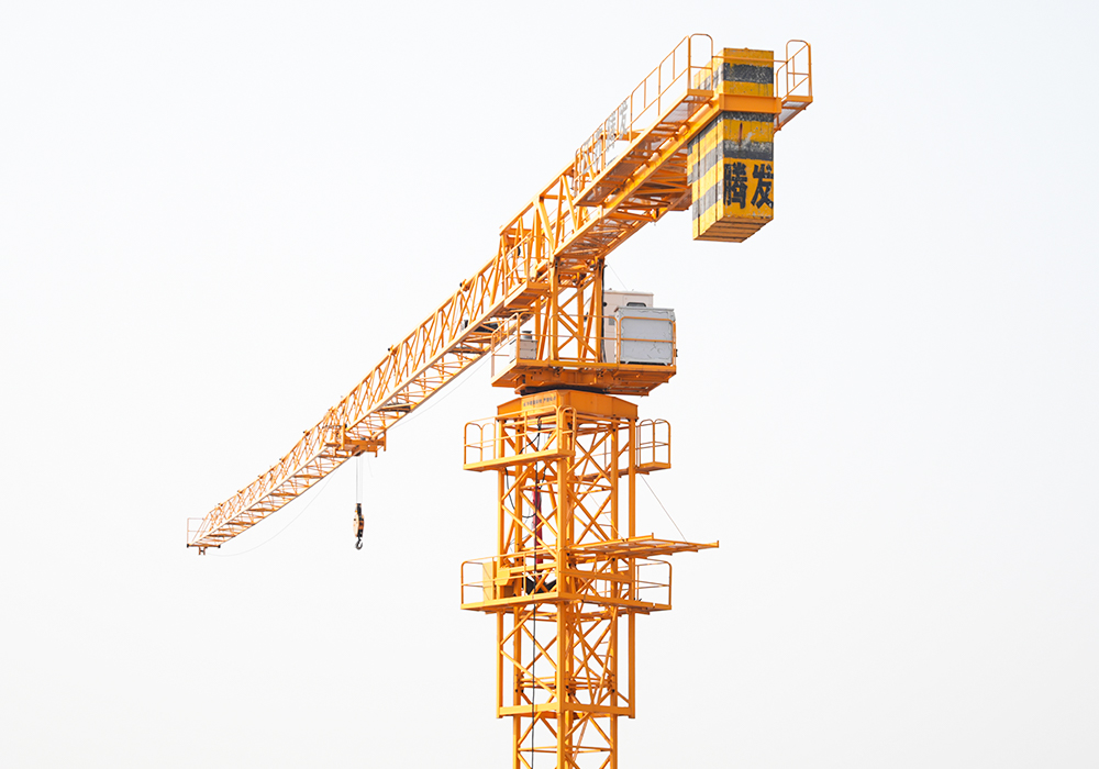Qtp125 (6016) Menara tipe atas tower crane 8t panjang jib 60m